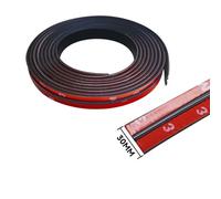 14/19/30mm Guarnizioni in gomma for auto Strisce di tenuta for bordi Auto Tetto Parabrezza Sigillante Protezione Finestra Strisce di tenuta Nastro isolante acustico (Color : 30mm)