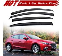 14-19 Fit FOR Mazda 3 4th Sedan Hatchback Side Door Window Visor Sun Rain Guards