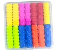 14/28 impugnature ergonomiche in silicone morbido per penne per mancini/destrorsi per bambini che scrivono a mano in silicone per bambini