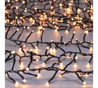 14,4M Luci Natalizie A Stringa LED Calde Con Spina Interna Cluster 8 Funzioni