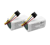 14.4V 3400mAh Rechargeable Li-ion Battery Pack,Compatible For,Compatible For xiaomi,Compatible For ，Compatible For mijia，,Robot Vacuum Mop 2 Lite MJSTL(2pcs)