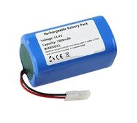 14.4V Replacement Battery,Compatible For Xiaomi,G1 Mop Essential MJSTG1 SKV4136GL,Compatible For Panasonic,MC-WRC53 Robot Vacuum(2600mAh)