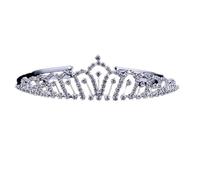 14,5 * 3cm Croona di sposa cristallina perla per il matrimonio Tiara Principessa Crown Crown Rhinestone Bridal Basw per donne