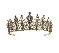 14 * 7 cm Croona di sposa cristallina per il Tiara di nozze Principessa Crown Crown Rhinestone Bridal Basw per donne