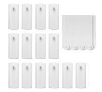 14 chiodi adesivi e 16 strisce adesive, autoadesive, ganci adesivi, adesivi rimovibili, ganci da parete, senza distruzioni, ganci universali per appendere immagini, telaio pesantezza (bianco)