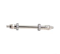 14 cm Asse ruota anteriore posteriore 6000/6200 cuscinetto solido albero bicicletta leva asse bicicletta accessori mozzo metallo (posteriore)