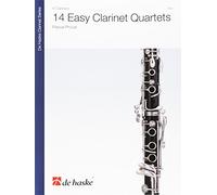 14 easy clarinet quartets clarinettes -partition+parties separees