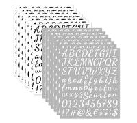 14 Fogli 1176 Pezzi Adesivi Lettere Alfabeto Lettere Adesive in Vinile Numeri Adesivi Stickers Lettere Adesive Adatti per Decorazioni Regalo, Album Fotografici, Biglietti di Auguri, DIY Scrapbooking