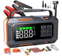 14 in 1 Booster Avviamento Auto 8000A con Compressore 160PSI 26800mAh Avviatore