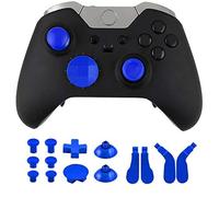 14 in 1 in metallo Thumbsticks Joystick Paddles Hair Trigger Locks e Dpad pulsante per Xbox One Elite Controller (blu)