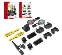 14 in 1 Kit di accessori per abbigliamento sportivo per Nintendo Switch,bundle di giochi sportivi per NS,racchetta da tennis,cinturino da polso,impugnatura del controller,volante,canna da pesca,ecc.
