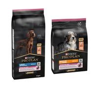 14 kg PURINA PRO PLAN + 3 kg gratis! - 14 kg Large Athletic Adult Sensitive Skin Salmone + 3 kg Medium & Large Adult 7+ Sensitive Skin