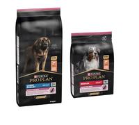 14 kg PURINA PRO PLAN + 3 kg gratis! - 14 kg Large Robust Adult Sensitive Skin Salmone + 3 kg Medium Adult Sensitive Skin