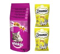 WHISKAS 1+ Manzo e Carote 14kg
