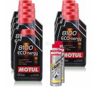 14 Litri MOTUL 8100 Eco-nergy 5W-30 Olio Motore 300ml Diesel System Clean