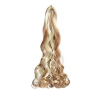 14"Loose Wave Spiral Curl Trecce Capelli Sintetici French Curls Extension Per Capelli Intrecciati Ombre Ad Alta Temperatura Capelli Pre-Stirati