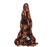 14"Loose Wave Spiral Curl Trecce Capelli Sintetici French Curls Extension Per Capelli Intrecciati Ombre Ad Alta Temperatura Capelli Pre-Stirati