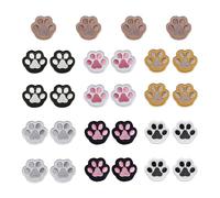 14 paia di toppe in tessuto con motivo a zampe di gatto, toppe di riparazione, graziose toppe decorative, accessori da cucito fai da te, adatte per vestiti, cappelli, borse, ecc.