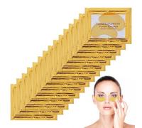 14 Pairs Collagene Patch Occhi, Maschera Contorno Occhi in Oro 24K, maschera per gli occhi sotto gli occhi per occhi gonfi, Idratante, anti-rughe, anti-età, cerchi scuri ed elimina tasche