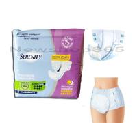 1 Pacco (14 Pannoloni TG.M) Serenity Giorno/Notte S-Maxi Mutandina Incontinenti