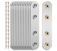 14 Pcs Angolo in Acciaio Inox Cod Staffe Pianeggianti Metalliche Per Legno