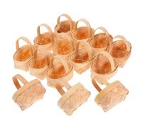 14 Pcs Cesto Legna Mini Cestino Cestini Per Bomboniere Fatti Mano