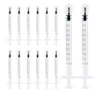 14 Pezzi 1ml Siringa di Plastica, Siringa Industriale, Sterile, Monouso, Latex-Free, Siringhe per Shottini per Laboratori Scientifici, Misurazione di Liquidi