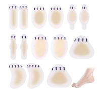 14 Pezzi Cerotti Vesciche Tallone, Vesciche Piedi, Impermeabile Invisibile Blister Cuscino Cerotti Vesciche Piedi, Cerotti Vesciche Sport per Tallone,Piede e Protezione della Pelle