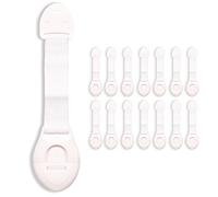 14 Pezzi Chiusure Sicurezza Bambini, Antipizzicamento Mano Blocca Cassetti per Bambini, Chiudi Cassetti Bambini, Blocca Sportelli per Bambini Adatto a Bambini di 1-3 Anni, Frigoriferi e Armadi