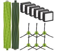 (14 Pezzi) Combo j7 Parti Di Ricambio Compatibili Con Irobot Roomba Combo j7, Combo j7+, Combo j9+, Combo 10 Max Robot Aspirapolvere, 2 Spazzole a Rullo, 6 Filtri Hepa, 6 Spazzole Laterali