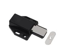 14 pezzi con chiusura magnetica, a pressione, rilascio a tocco, for cassetti, ante, armadietti, cassettiere, pop-out(Black 1)