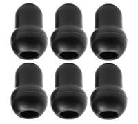 14 Pezzi Coperture per Auricolari in Silicone Nero, Foro 2,5 MM | Ricambio per Uso Clinico e Didattico, Trasmissione Ottimizzata, Riduzione del Rumore, Vestibilità Confortevole