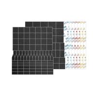 14 pezzi di carta vetrata pretagliata mesh (1008pcs) Per ES-A levigatrice alternativa teste piatte e arrotondate