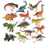 14 pezzi di figure giocattoli realistici mini dinosauri figurine di animali in plastica per l'apprendimento educativo set da gioco per feste a te
