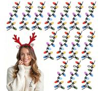 14 pezzi di luci di Natale Hotfix, toppe termoadesive natalizie estive da ricamare, applique da cucire con ricamo all'ingrosso adatte per maglioni, artigianato fai da te, Appliques Ricamo