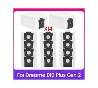 14 Pezzi di Sacchetti per La Polvere di Ricambio per Dreame D10 Plus Gen 2 Accessori per Aspirapolvere Sacchetti per La Raccolta Dei Rifiuti