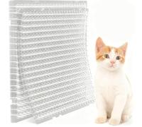 14 Pezzi Dissuasore Anti-Gatto con Punte Morbide 15x20cm | Tappeto Barriera per Giardino, Balcone e Fioriere | Protezione da Graffi e Intrusione Animali