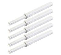 14 pezzi fermaporta magnetico più vicino al cassetto morbido e silenzioso ammortizzatore buffer push to open sistema hardware for mobili per Porta nascosta, Armadi(White)
