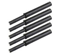 14 pezzi fermaporta magnetico più vicino al cassetto morbido e silenzioso ammortizzatore buffer push to open sistema hardware for mobili per Porta nascosta, Armadi(Black)