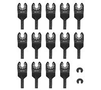 14 Pezzi Lame Multifunzione, 10mm Taglio, Lame Utensile Multifunzione Oscillante Attacco Rapido Kit Per Legno Plastica PVC