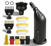 14 pezzi per pulitore a vapore Kärcher accessori EasyFix SC1 SC2 SC3 SC4 SC5, set di ricambio per ugello manuale, spazzola rotonda, spazzola per fughe, panni in microfibra, accessori per pulizia a