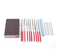14 Pezzi Set di Strumenti per la Riparazione della Chitarra Spugna Pietra Lucidante Lima per Tasti Kit di Rettifica per Ukulele Basso
