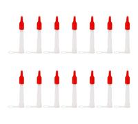 14 Pezzi Tappi per Ugello Sigillante Punta Fine, Plastica | Struttura a Vite a Spirale, Controllo Preciso del Cordone, per Standard e Manutenzione delle Fughe