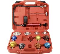 Kit tester pressione spurgo vuoto ricarica radiatore universale 27 pezzi XC9045