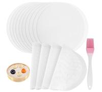 14 Pezzi Vaporiera Bamboo Pad, Steamer Mesh Da 25 cm, Antiaderente Piroscafo Mesh, Vaporiera Bambu Mesh Cestello Cottura A Vapore Pad per Panini Al Vapore, Ravioli, Cottura Al Forno, Pasticceria