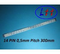 14 Pin 0,5mm Pitch AWM 20624 80C 60V VW-1 Cavo Flessibile 300mm