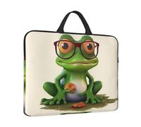 14 pollice Laptop Sleeve con Maniglia Antiurto Borsa Del Computer Impermeabile Della Copertura Del Computer Borsa Rana Indossare Occhiali Valigetta