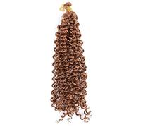 14 pollici 100g Water Curl Wave Hair Afro Curls Kinky Twist African Curls Bulk Crochet Braid Extension for capelli sintetici(30-01)