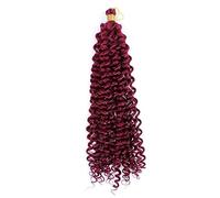 14 pollici 100g Water Curl Wave Hair Afro Curls Kinky Twist African Curls Bulk Crochet Braid Extension for capelli sintetici(Bug)