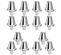 14 Punte Metalliche, Punte da Calcio, Punte Filettate per Scarpe da Ginnastica, Parti di Ricambio per Punte, Punte Metalliche Universali (13 Mm, 15 Mm)